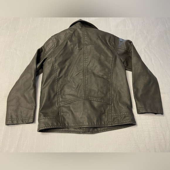 Genuine Kids by Osh Kosh Faux Leather Motorcycle Jacket | Size 5T - Picture 10 of 15